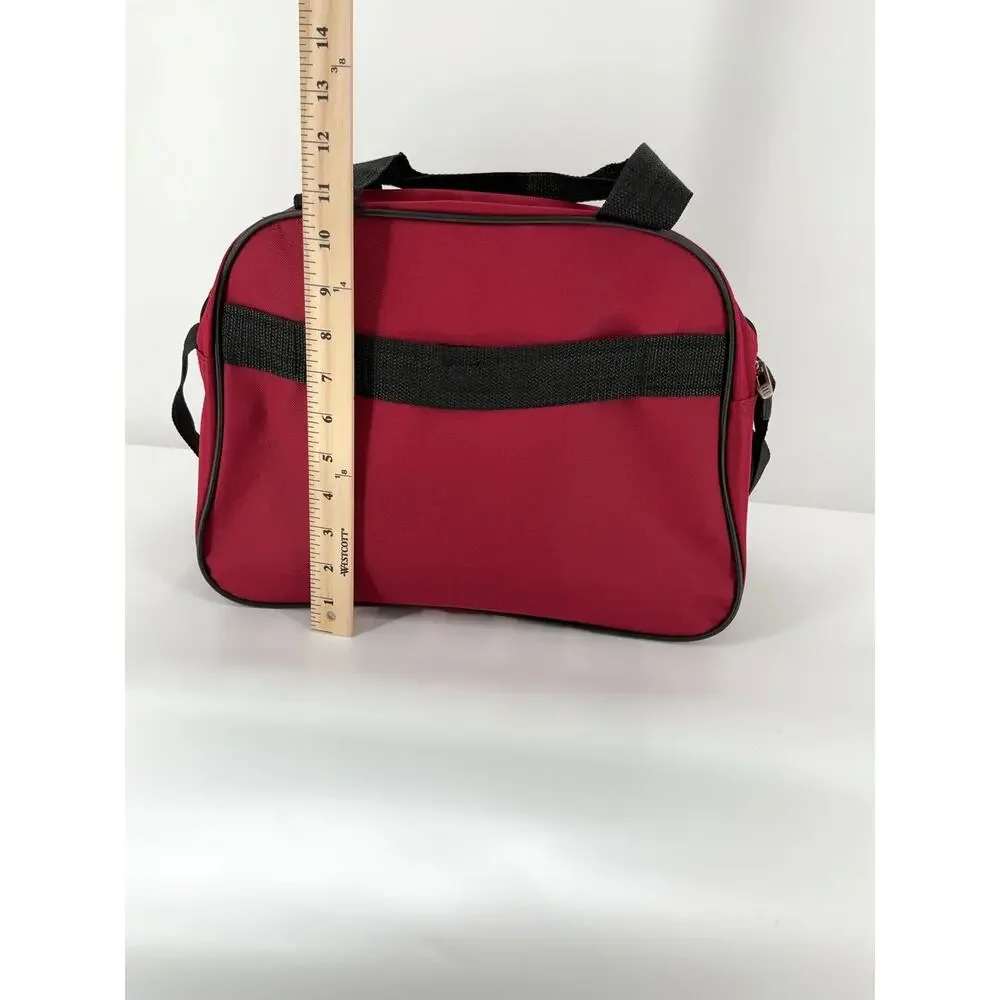 TAG Red Boarding Bag Carry On Travel Shoulder Tote Luggage Trolley Sleeve